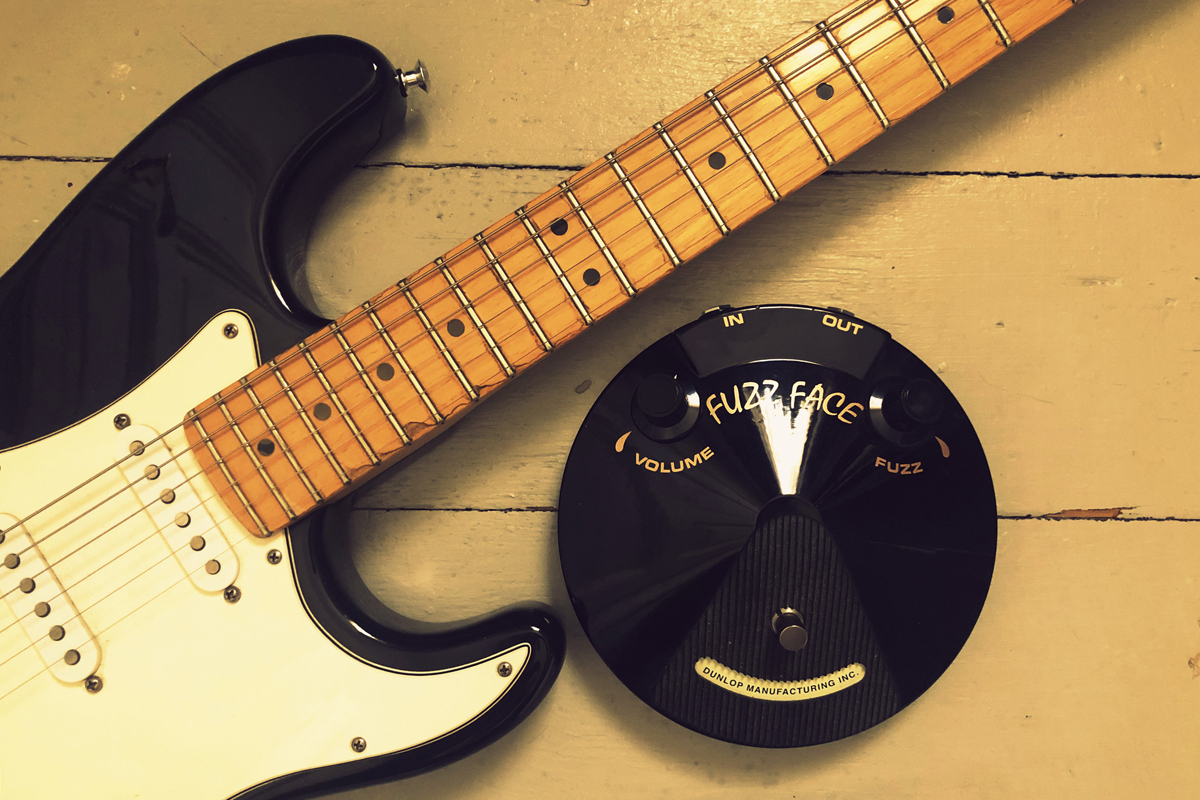Gitarre und Fuzz Face