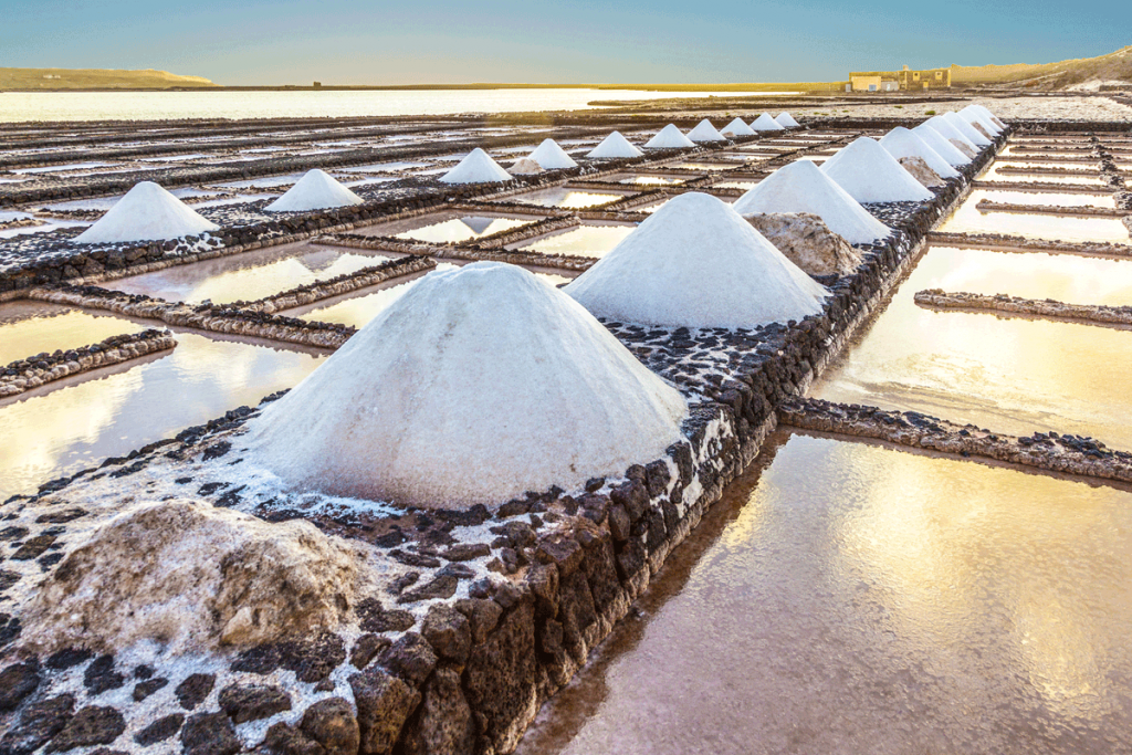 Salzgewinnungsanlage auf Lanzarote