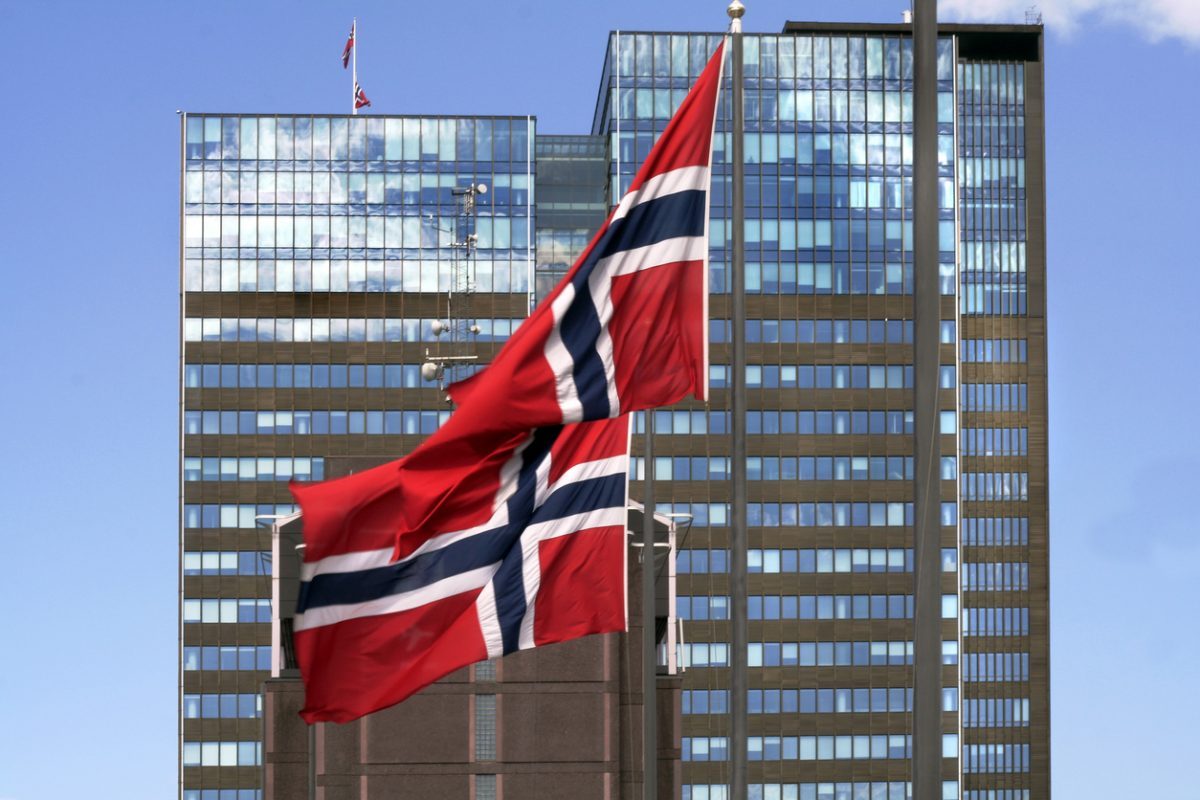 Norwegische Flagge Norwegische Flagge