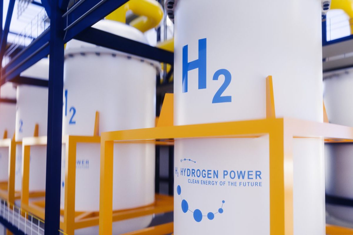 Symbolbild Energie aus Grünem Wasserstoff