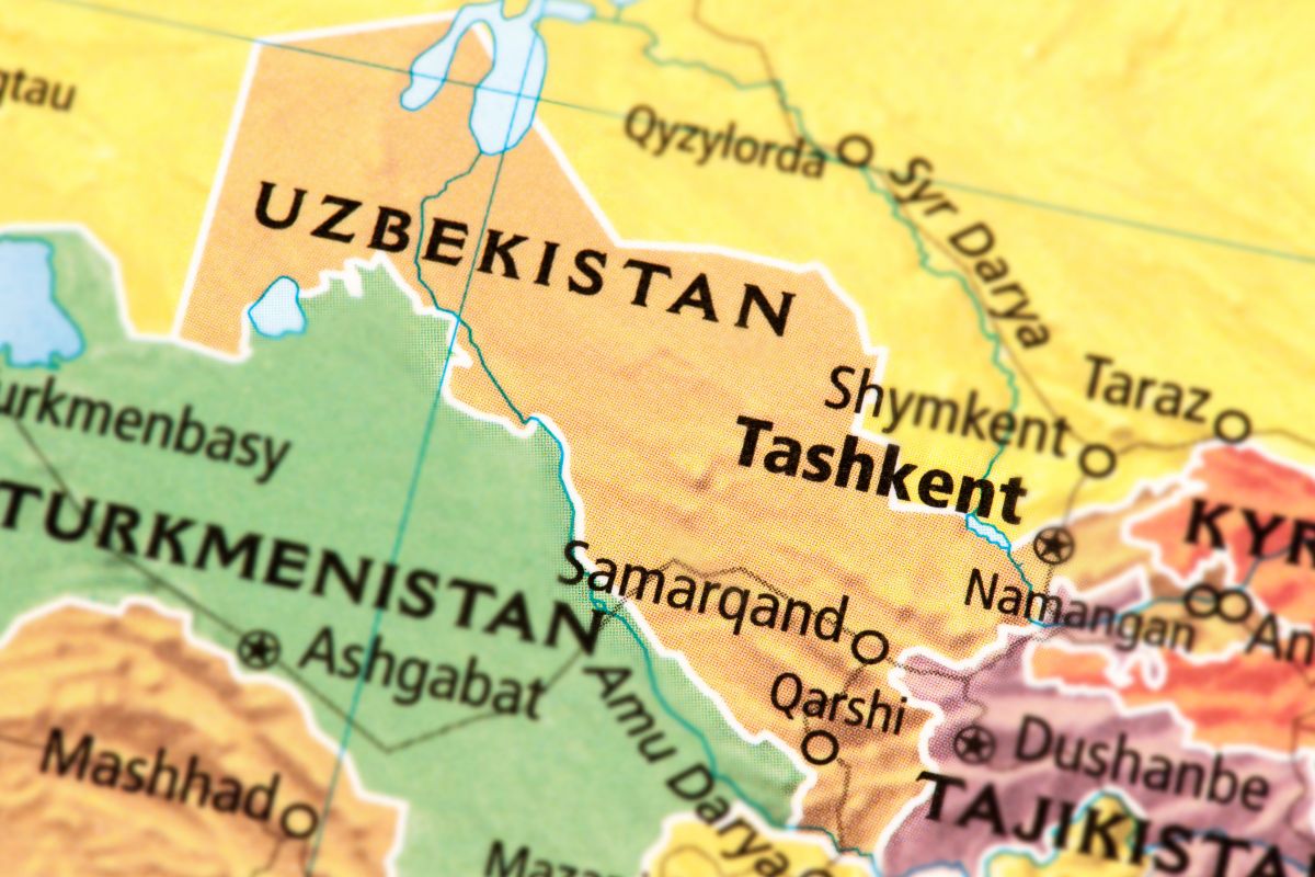 Karte Zentralasien Karte Zentralasien