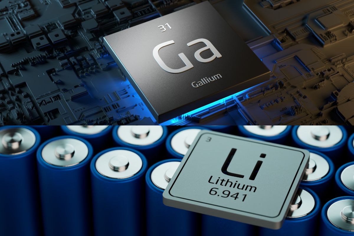 Gallium Lithium Symbolbild