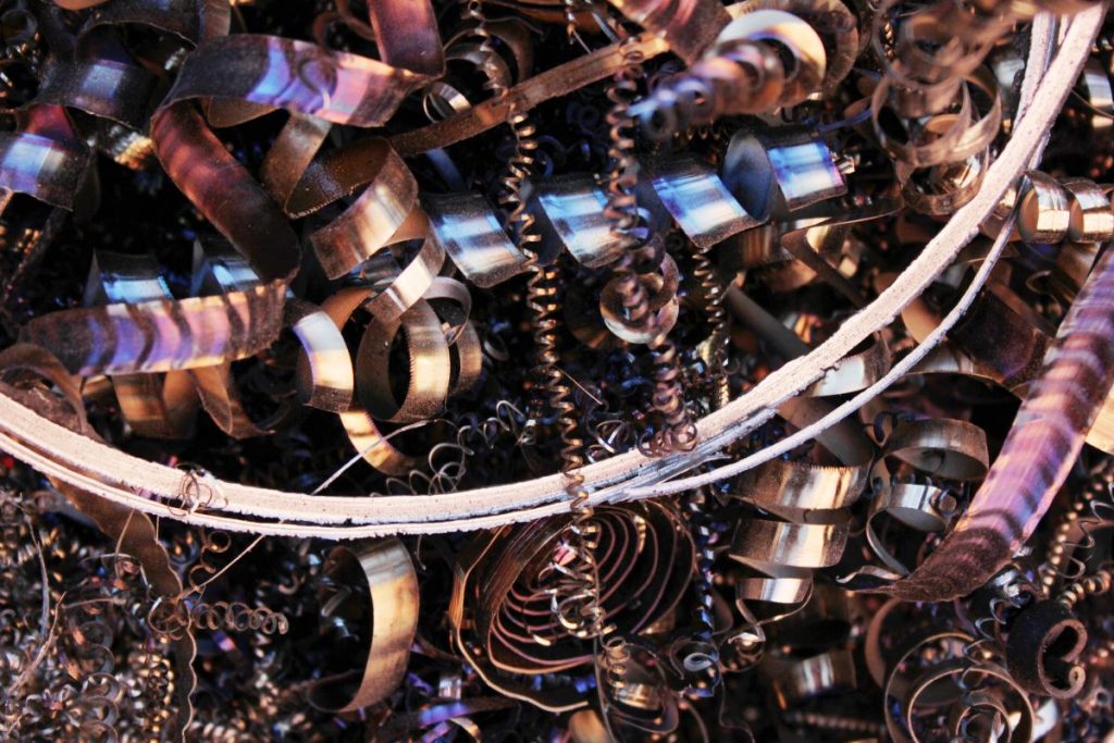 Metallische Späne