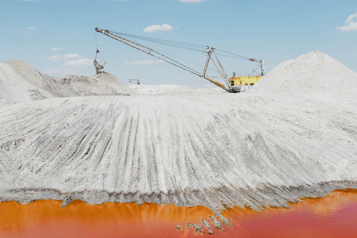 Ukraine Titan Steinbruch Bergbau