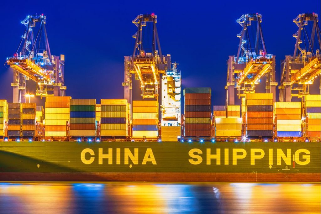 Symbolbild Export Schiff