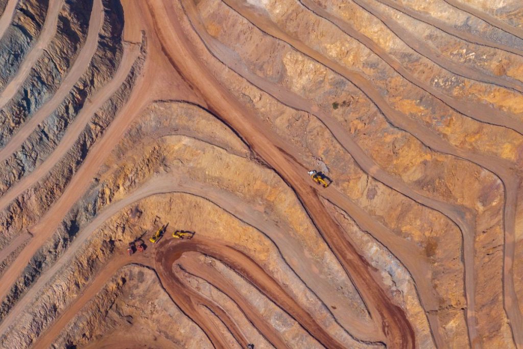 Bergbau Tagebau Rohstoffe Mining