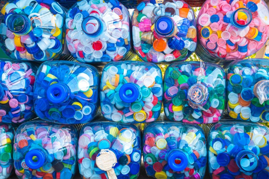 Plastikmüll Recycling LEDs
