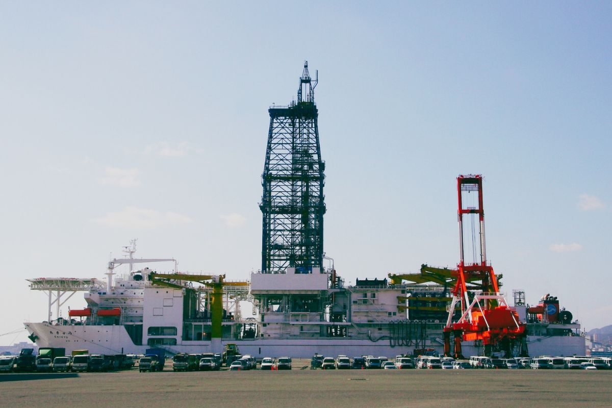 Das Forschungsschiff Chikyu Das Forschungsschiff Chikyu